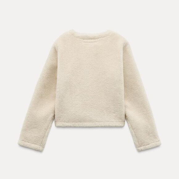 ZARA DOUBLE-FACED TOGGLE JACKET - Picture 7 of 9